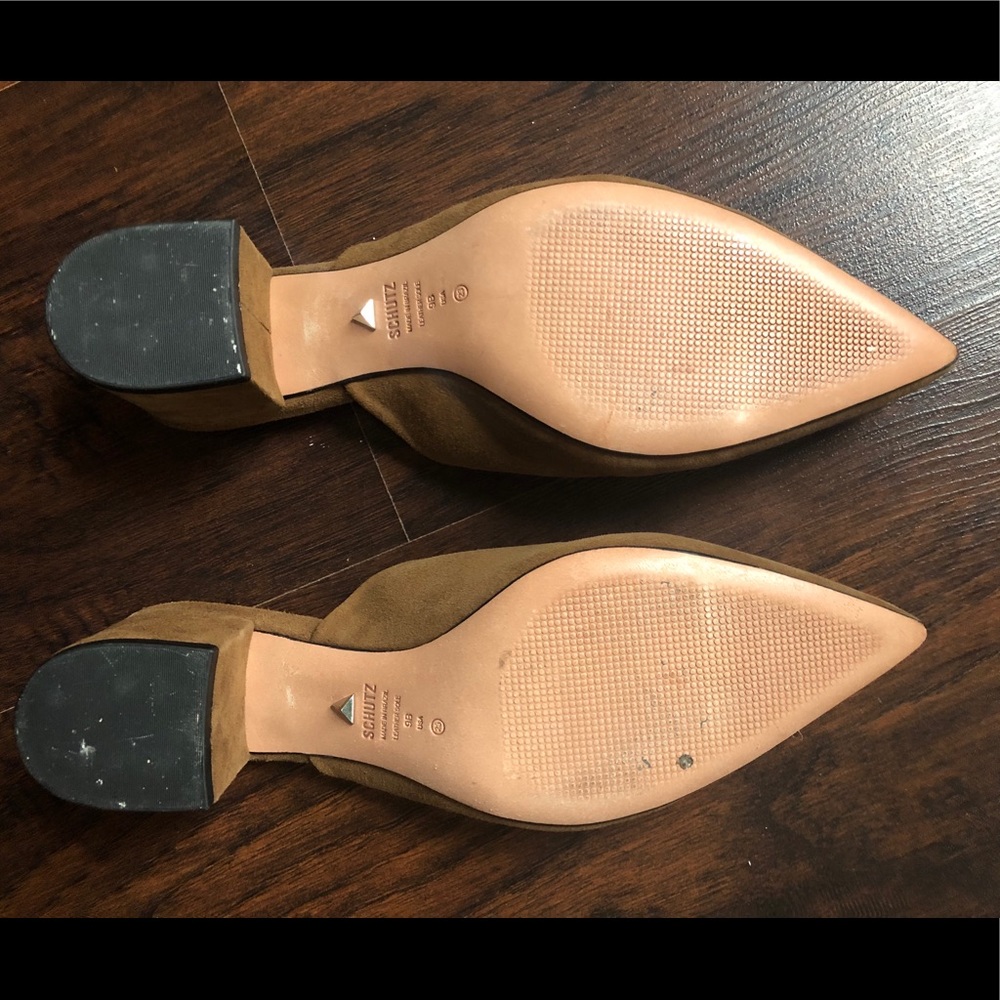 Schutz Dauani Mules in Brown Suede - Picture 4 of 8